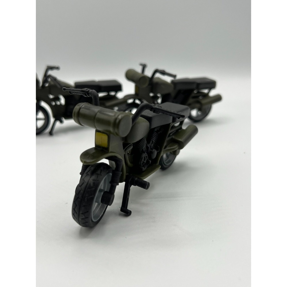 Power Team Elite World Peacekeepers Motorbike x 3 1:18 3.75 Scale GI Joe - H-5 - Picture 2 of 9